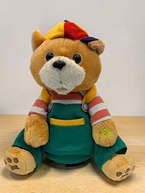 RARE 2004 Gemmy Hokey Pokey Bear 11" Tall Animated Plush – Sings